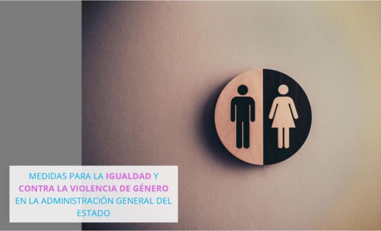 Icono de un hombre y una mujer dentro de las medidas de igualdad y contra la violencia de género