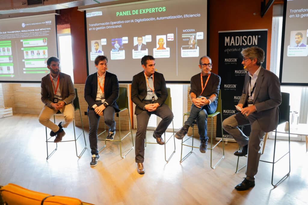 In the second panel of experts of the VI MADXChange Data &amp; IA had companies such as Endesa, OnTime, Symio and IberCaja.