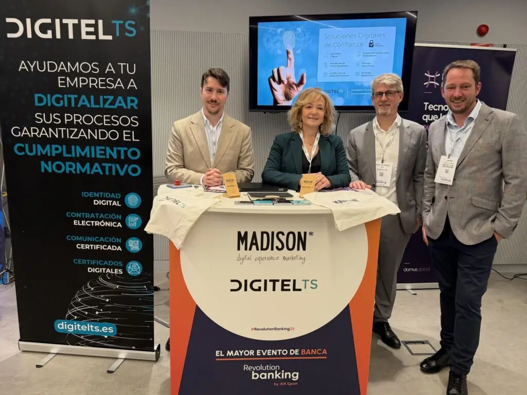 DIGITEL TS by MADISON lleva a Revolution Banking una propuesta para automatizar procesos financieros con confianza digital, IA y seguridad jurídica