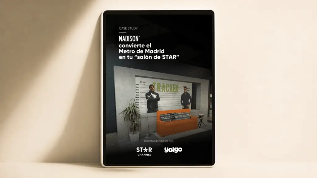 MADISON crea miles de “salones de STAR” en el Metro de Madrid