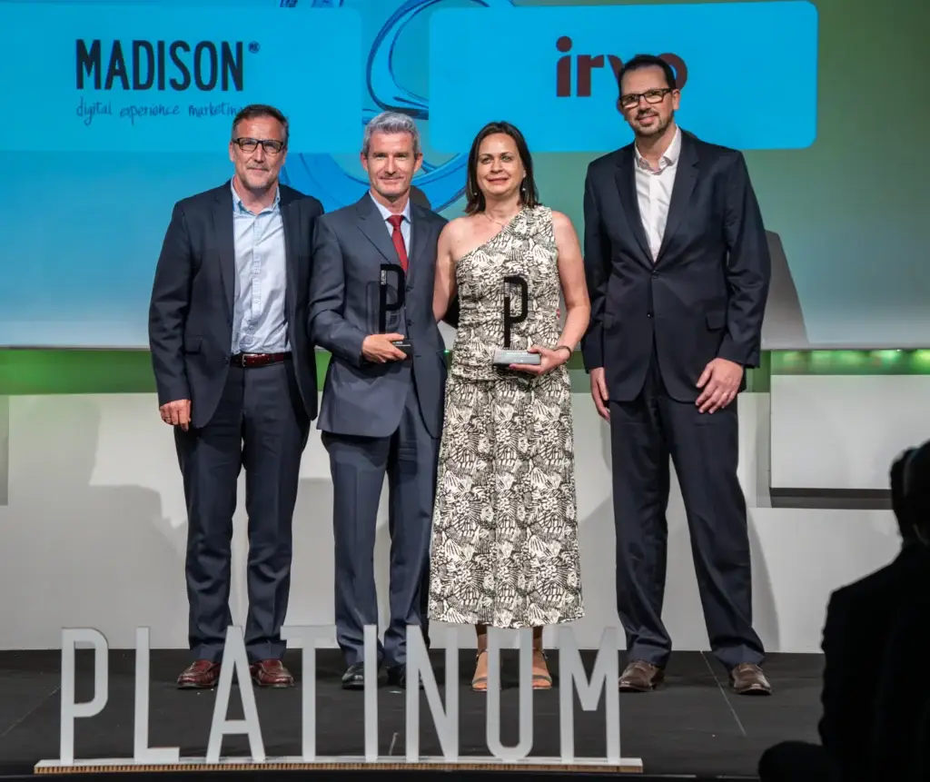 MADISON e iryo son reconocidos como la Mejor Experiencia de Cliente en Transporte en los Platinum Customer Experience Awards 2026